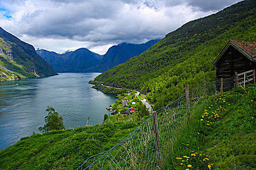 挪威峡湾风光