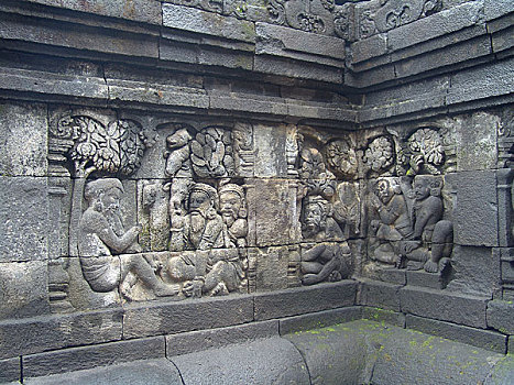 巴厘岛上的石刻