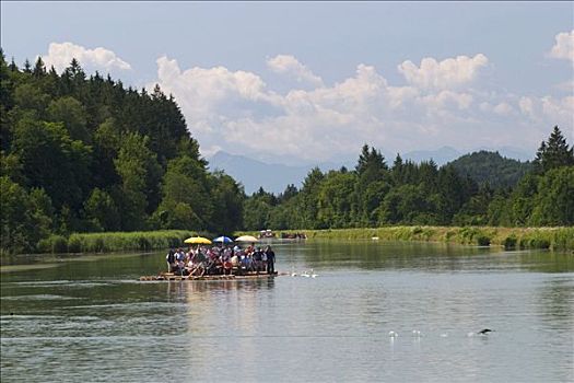 筏子,伊萨尔河,上巴伐利亚