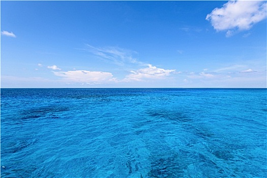 蓝色海洋,天空,斯米兰群岛