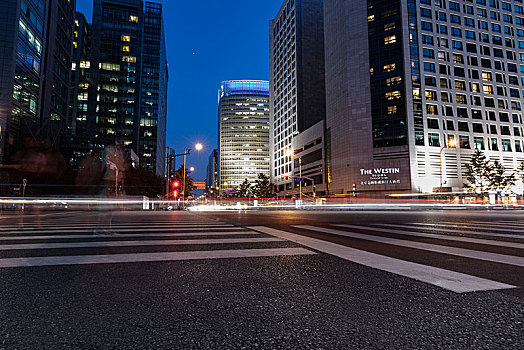 北京金融街夜景