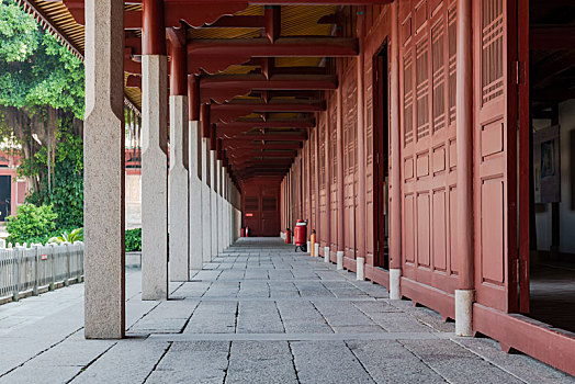 泉州文庙建筑风光中式建筑