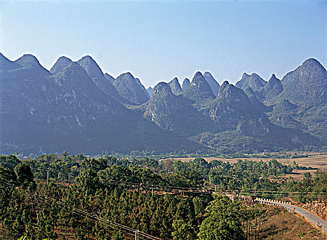 山色,桂林,中国