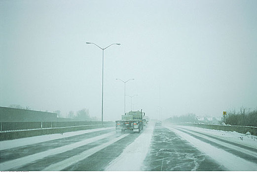 交通,冬天,渥太华,安大略省,加拿大