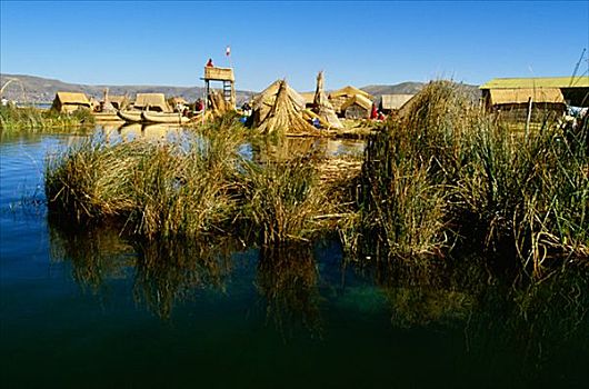 岛屿,提提卡卡湖,秘鲁