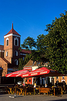 考纳斯,大教堂,市政厅,老城,立陶宛