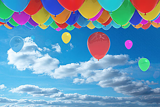 气球,空中