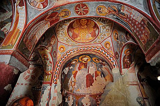 土耳其格雷梅露天博物馆洞窟壁画