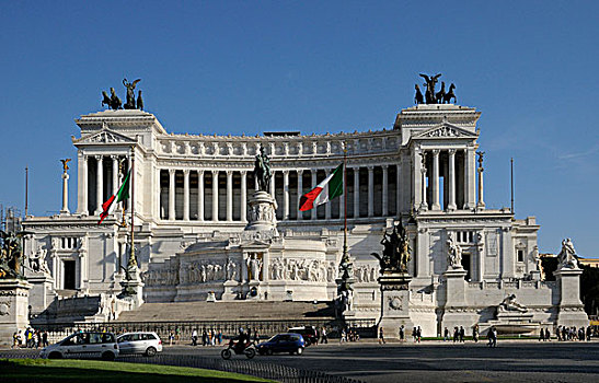 维克多艾曼纽二世纪念堂,威尼斯广场,罗马,意大利,欧洲