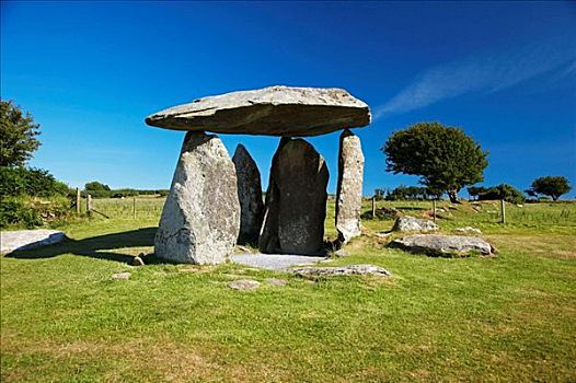 新石器时代,墓室,彭布鲁克郡,威尔士,英国