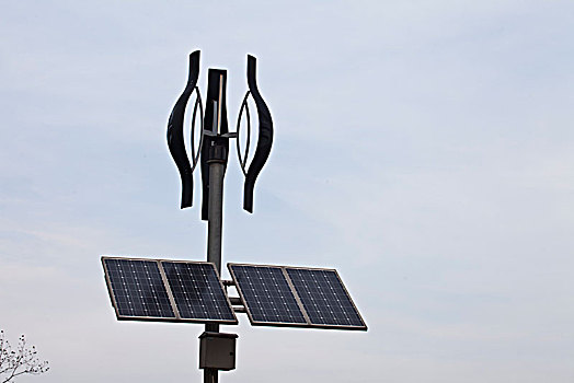 路灯,环保,科技,太阳能,风力发电