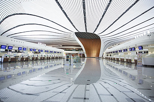 北京大兴国际机场内部设计风格