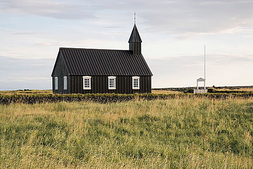 教堂,遥远,冰岛,风景