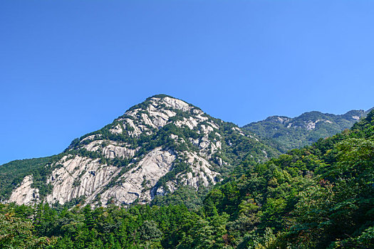 湖北天堂寨国家地质公园夏日风光