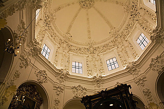 建筑细节,球形,天花板,小教堂,科多巴清真寺,大教堂,科多巴,西班牙