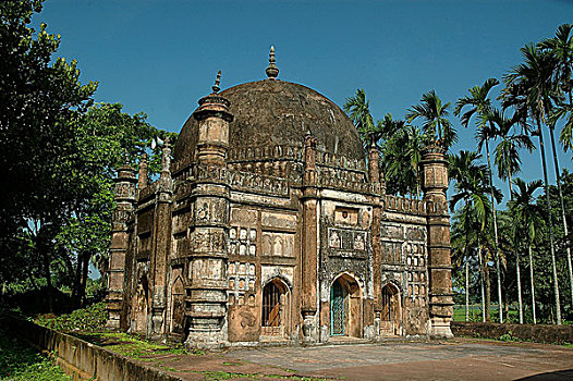 沙阿,清真寺,孟加拉,十二月,2007年