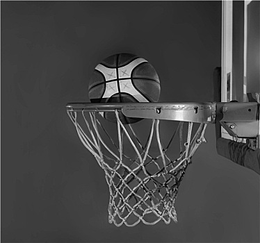篮球,球,篮筐,黑色背景,背景