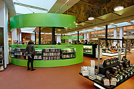 书店,购物,画廊,慕尼黑,巴伐利亚,德国,欧洲