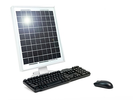 太阳能,台式电脑