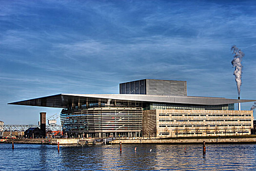 哥本哈根,歌剧院,房子,丹麦,欧洲