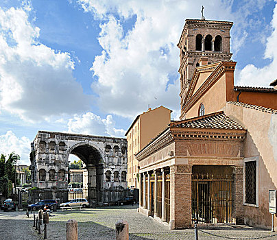 拱形,罗马,意大利,欧洲