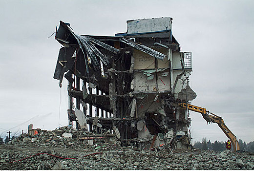 医院,毁坏,温哥华,不列颠哥伦比亚省,加拿大