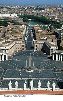 圣彼得广场,罗马,意大利