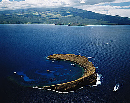 夏威夷,毛伊岛,风景,莫洛基尼岛,大幅,尺寸