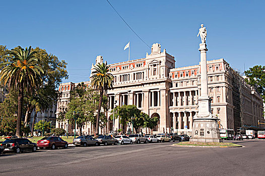 广场,柱子,联邦,执法,布宜诺斯艾利斯,阿根廷,南美