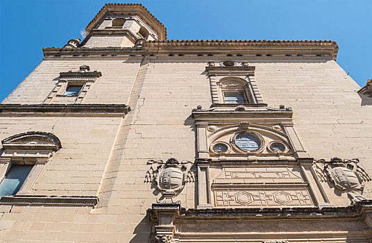 圣胡安,大学,小教堂,建筑,老,巴埃萨,西班牙
