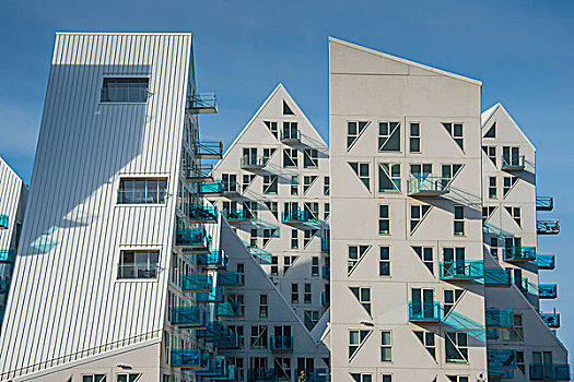 冰山,设计,公寓楼,丹麦