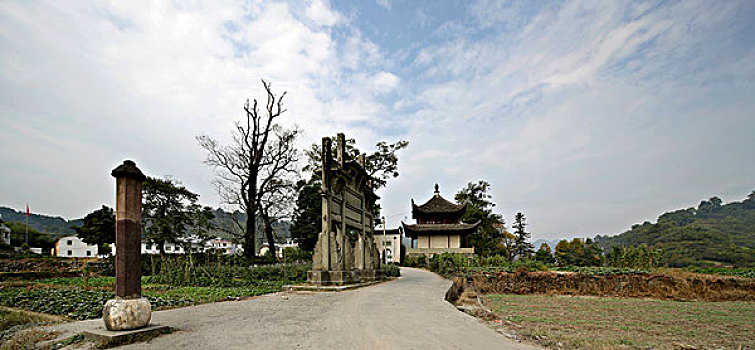 歙县蓝田古村落景观