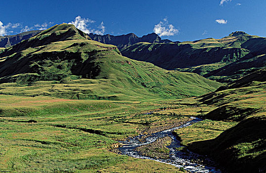 德拉肯斯堡,场景,风景,自然,自然保护区,南非