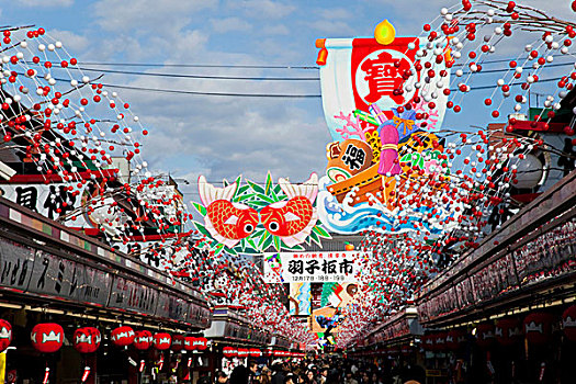 街道,东京,日本,亚洲