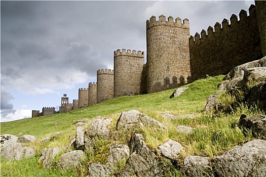 中世纪,防御,墙壁