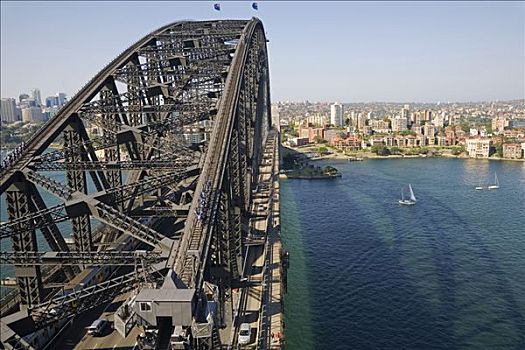 澳大利亚,新南威尔士,悉尼,海港大桥,北岸,暸望
