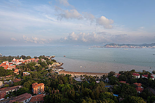 福建厦门鼓浪屿俯视