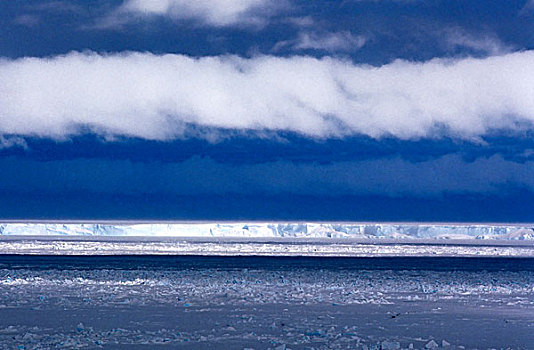 南极,威德尔海,浮冰,扁平,冰山