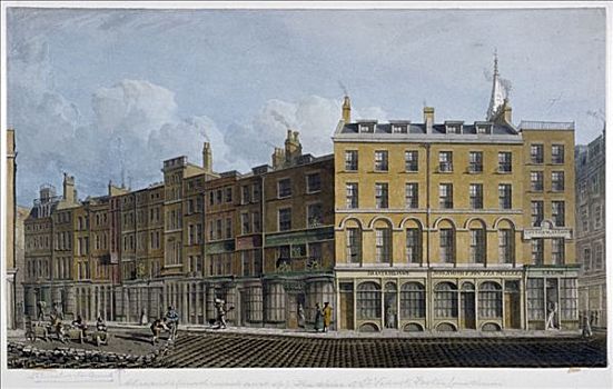 伦敦,1818年,艺术家