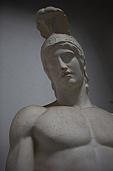 古典,雕塑,希腊人,军人