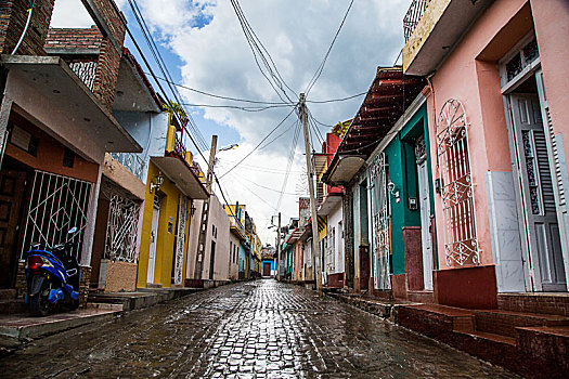 古巴-特立尼达的街景