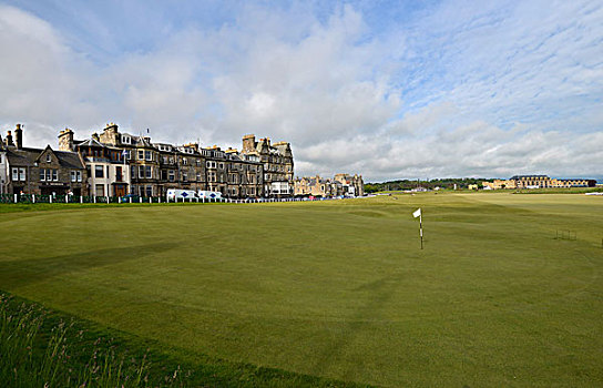 老,场地,著名,高尔夫球场,家,高尔夫,苏格兰,英国,欧洲
