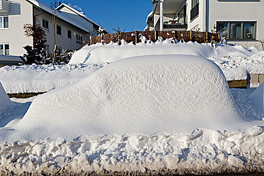 汽车,雪