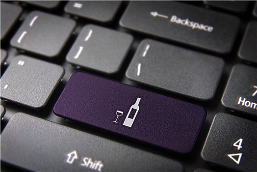 紫色,葡萄酒瓶,键盘,按键,食物,背景
