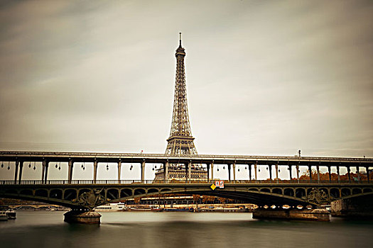 塞纳河,埃菲尔铁塔,巴黎,法国