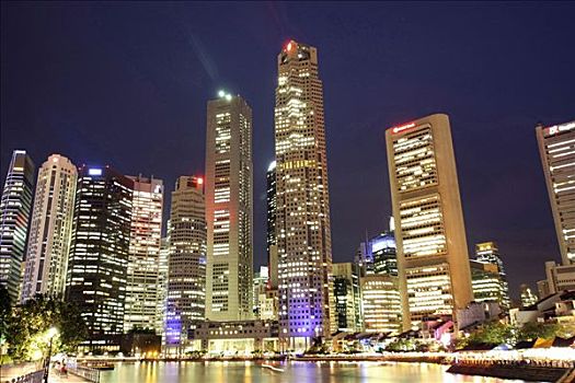 天际线,新加坡,亚洲