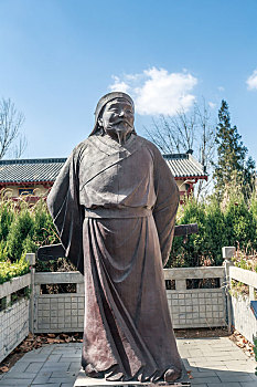 成吉思汗塑像,拍摄于山东省滨州市惠民县孙子兵法城