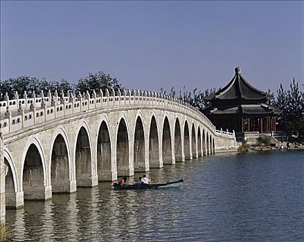 桥,拱,颐和园,北京,中国