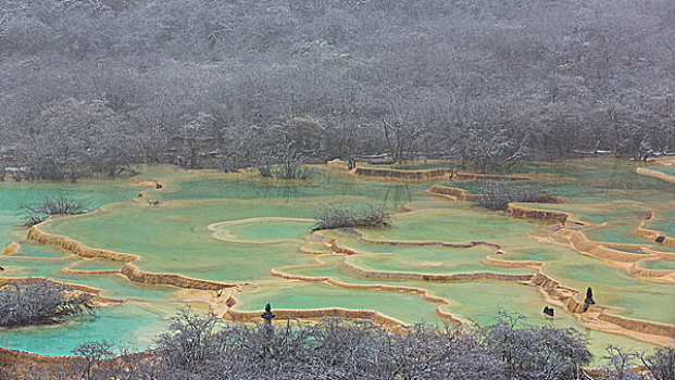 川西黄龙雪景