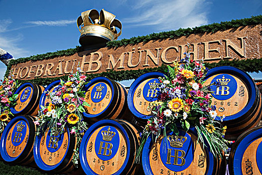 啤酒,桶,慕尼黑,巴伐利亚,德国